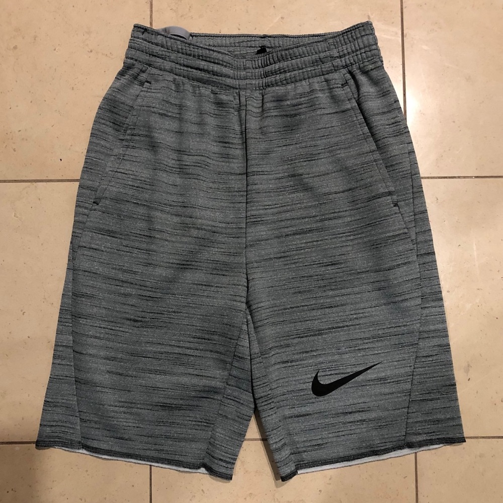 Boys Nike Dri-Fit Gray Shorts